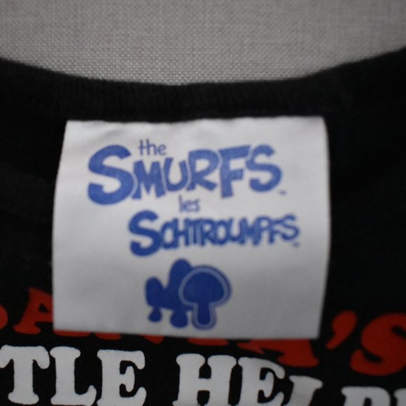 Peyo Smurfs Santa's Little Helper Bodysuit 0-3 Months - Picture 7 of 8